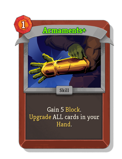 Armaments upgraded