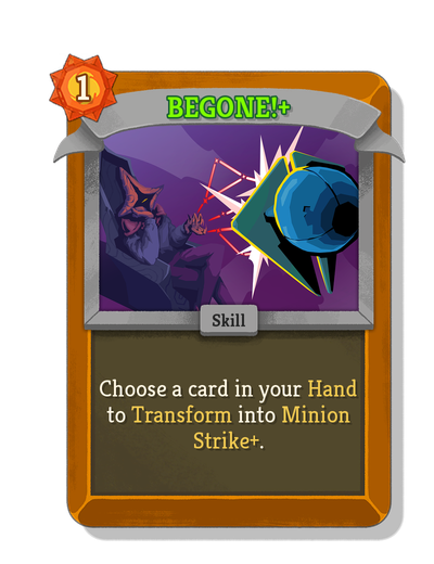 BEGONE! upgraded
