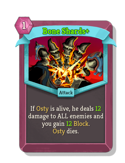Bone Shards upgraded