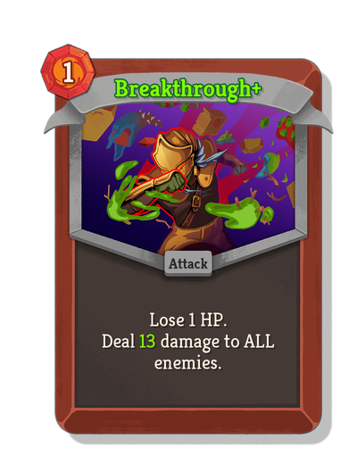 Breakthrough upgraded
