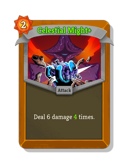 Celestial Might upgraded