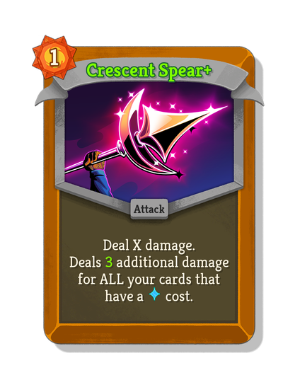 Crescent Spear upgraded