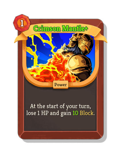 Crimson Mantle upgraded