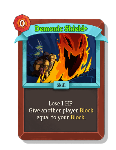 Demonic Shield upgraded