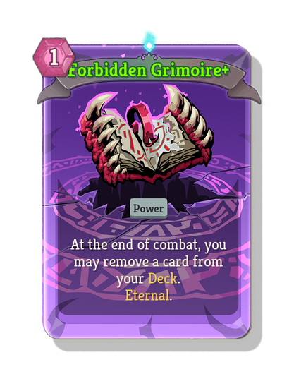 Forbidden Grimoire upgraded