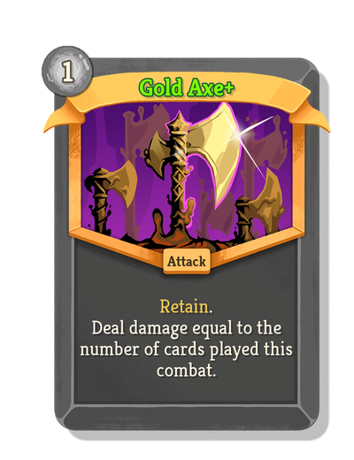 Gold Axe upgraded
