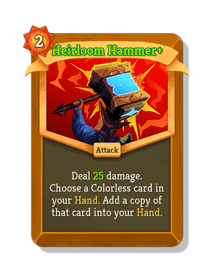 Heirloom Hammer upgraded