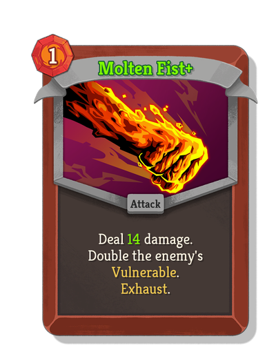Molten Fist upgraded