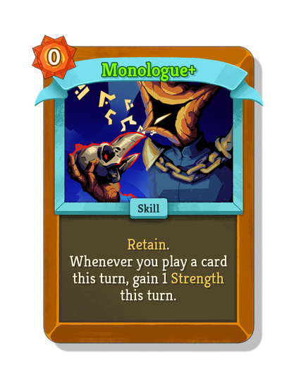 Monologue upgraded
