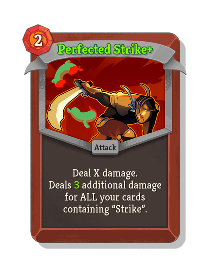 Perfected Strike upgraded