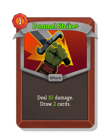 Pommel Strike upgraded