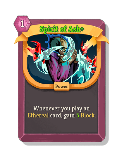 Spirit of Ash upgraded
