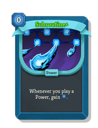 Subroutine upgraded