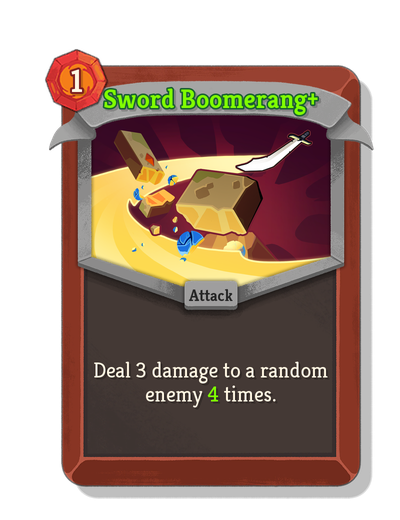 Sword Boomerang upgraded